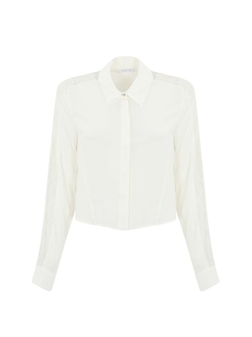 Camicia in crepe di viscosa bianco Patrizia Pepe | 8C0708 A8I1W146